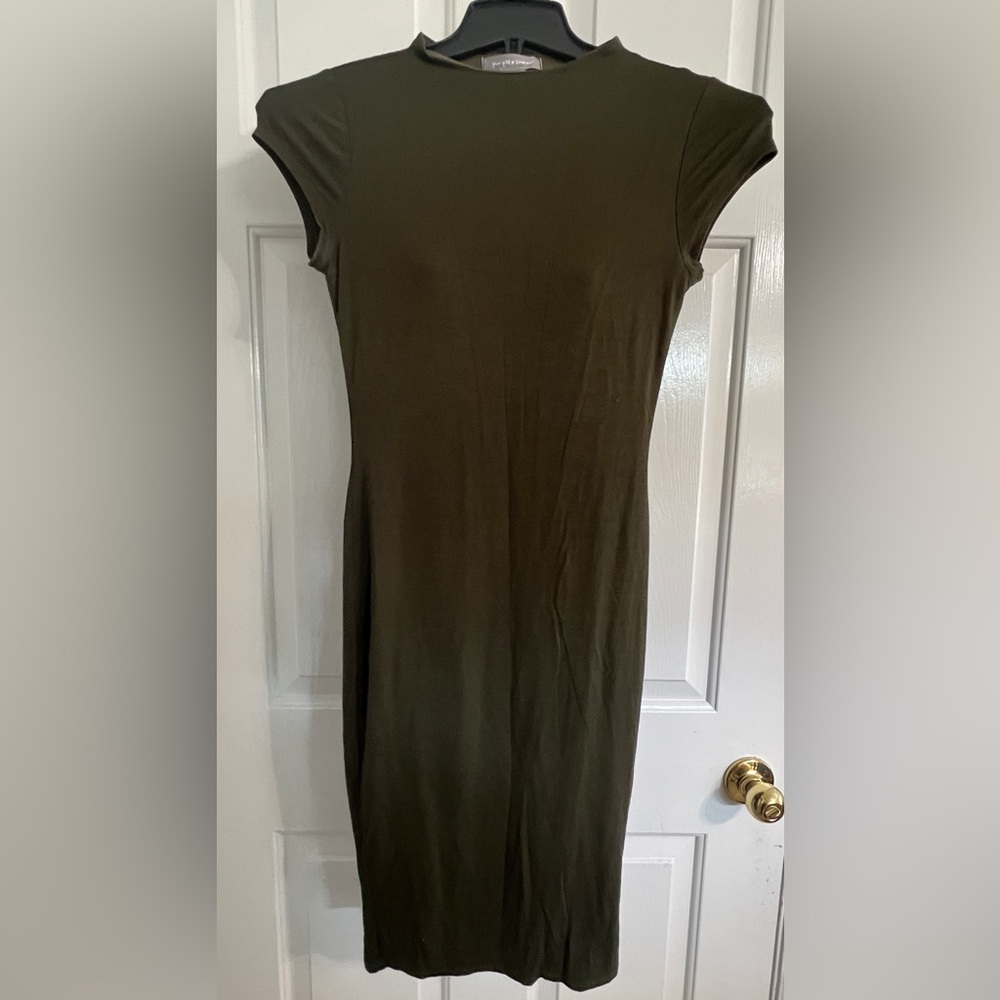 Purple Snow Ladies Bodycon Dress